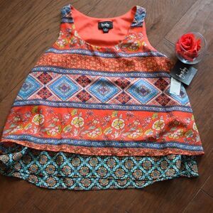 Nwt by and By  Aztec Design Top Size Small